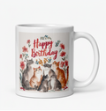 Happy Birthday Tasse Katzen