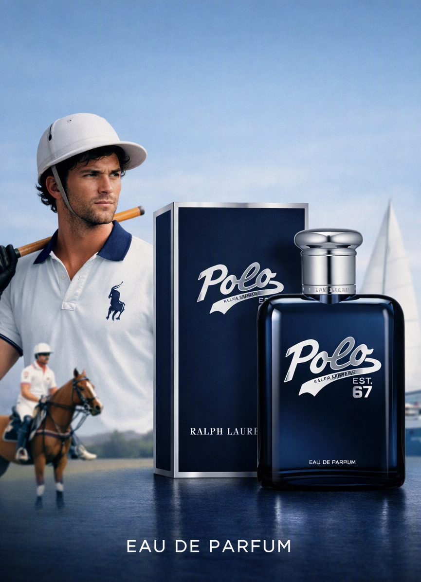 Ralph Lauren Polo 67 Eau de Parfum, kraftvoller holziger Herrenduft