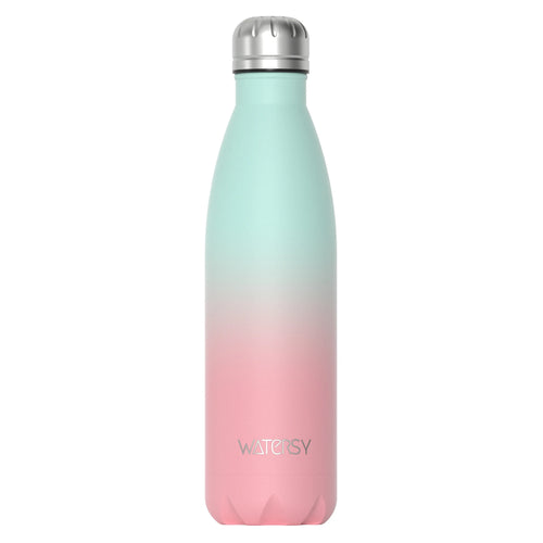 WATERSY 500 ml Edelstahl-Trinkflasche, isolierte Vakuumflasche