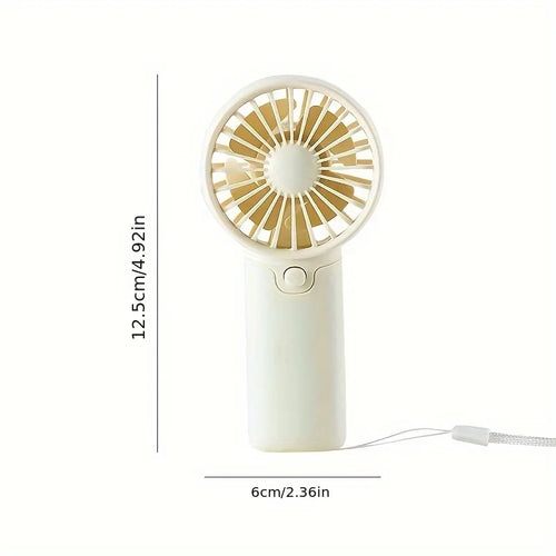 Leichter Handventilator – batteriebetriebener, tragbarer Mini-Ventilator für das Büro