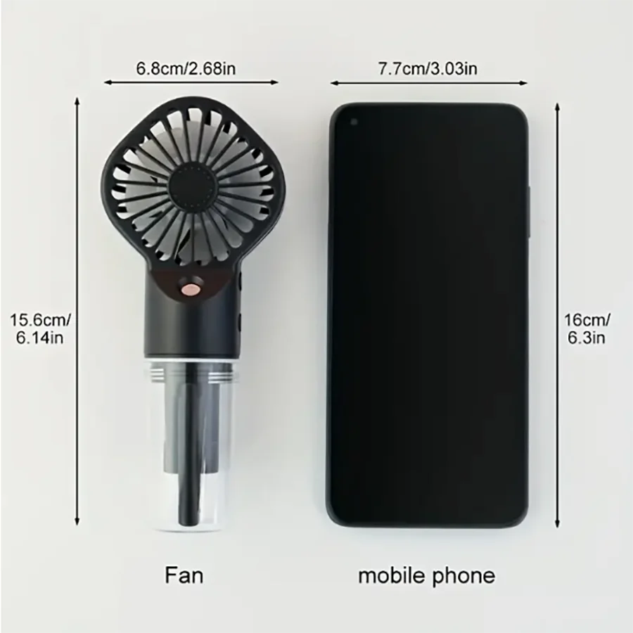 Wiederaufladbarer Handventilator mit USB-Aufladung, tragbares Mini-Modell
