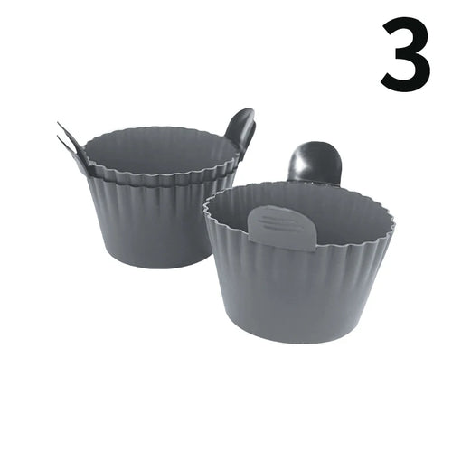 Silicone Baking Cups – Eier‑Poacher & Muffinformen für Air Fryer