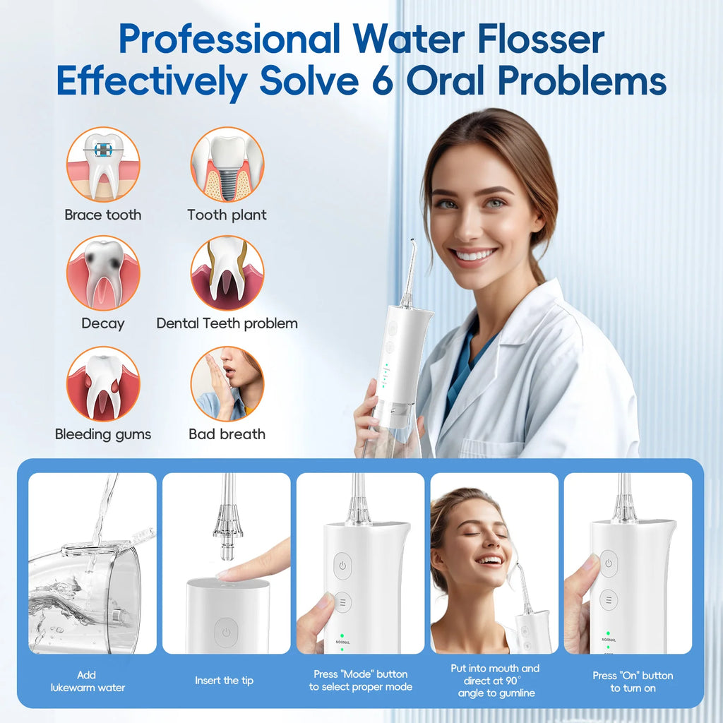Tragbare Munddusche, Water Floss F29/D52