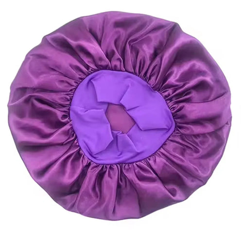 Satin-Schlafhaube für Damen – einfarbig