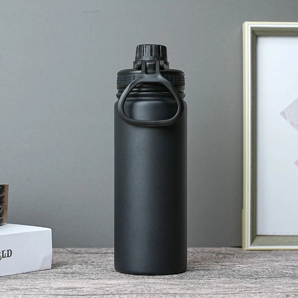 WATERSY 650 ml doppelwandige Thermoflasche aus Edelstahl