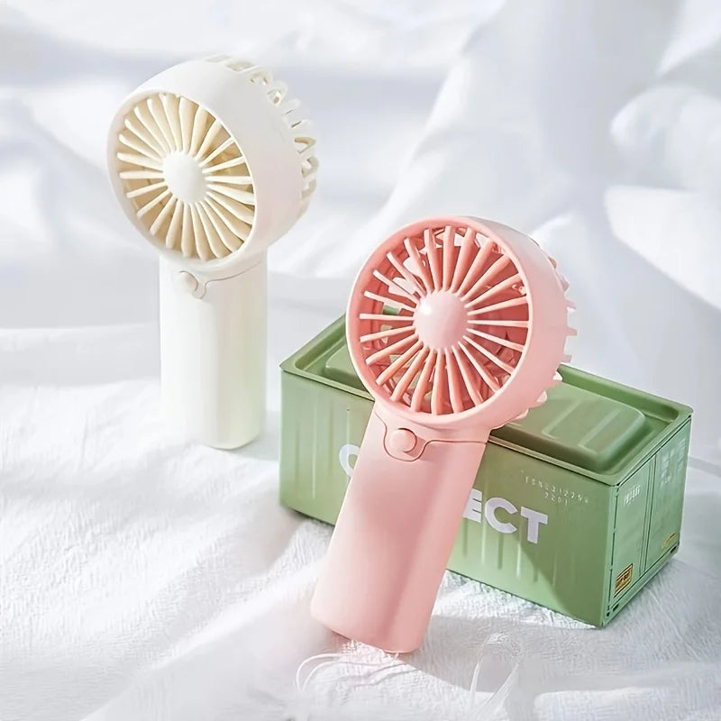 Leichter Handventilator – batteriebetriebener, tragbarer Mini-Ventilator für das Büro