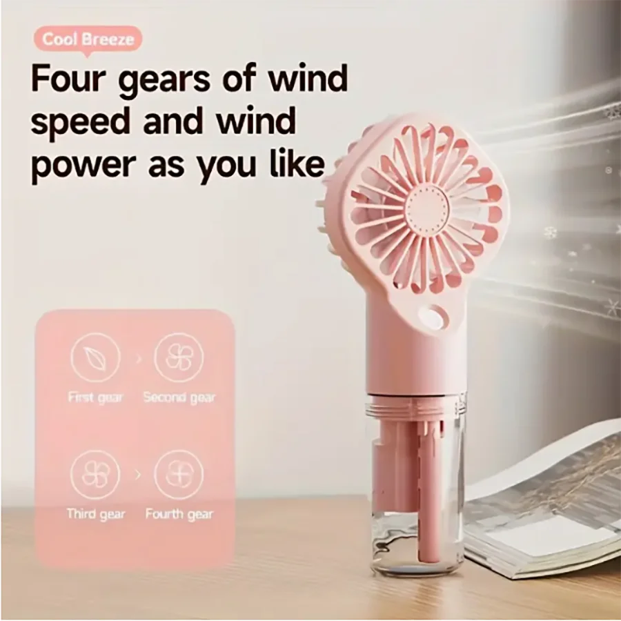 Wiederaufladbarer Handventilator mit USB-Aufladung, tragbares Mini-Modell