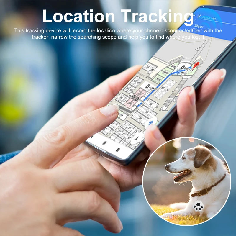 Smarter Mini-GPS-Tracker – Ortungsgerät für Schlüssel, Kinder, Taschen sowie Hunde, Katzen und Haustiere