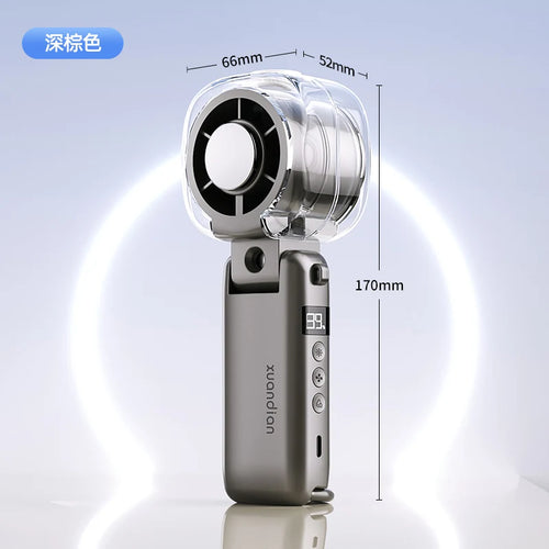 Bleib cool! 3‑in‑1 Handventilator mit Eis‑Kühlung & Sprühnebel. Dein Sommer‑Must‑Have