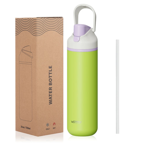 WATERSY 600/720ml doppelwandige Thermoflasche aus Edelstahl