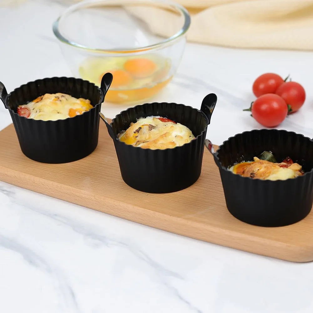 Silicone Baking Cups – Eier‑Poacher & Muffinformen für Air Fryer