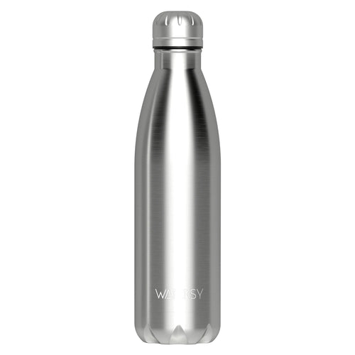 WATERSY 500 ml Edelstahl-Trinkflasche, isolierte Vakuumflasche