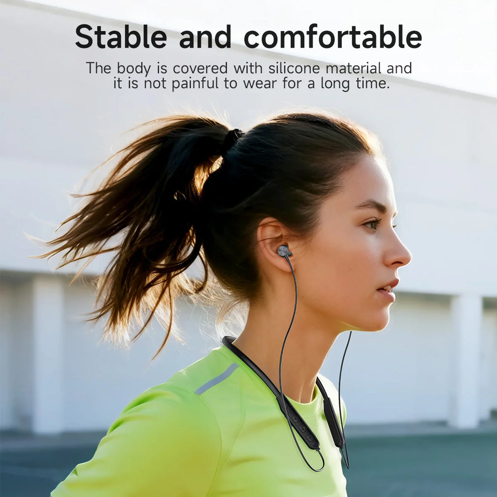HOCO Nackenband Bluetooth Kopfhörer – Stabiler Halt & 10‑MM Stereo‑Klang