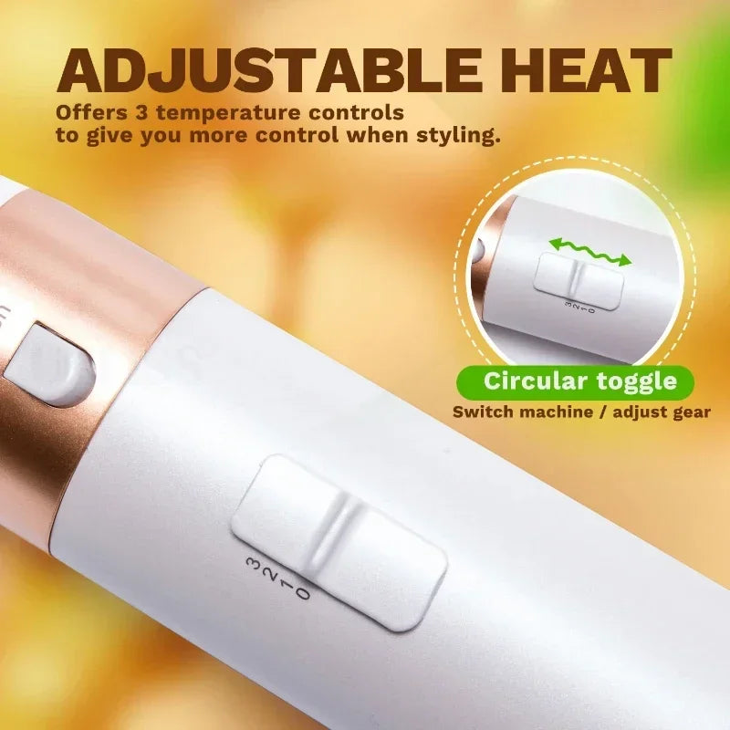 5‑in‑1 Hair Dryer & Hot Air Brush – Glätten, Volumen, Locken & schnelles Trocknen