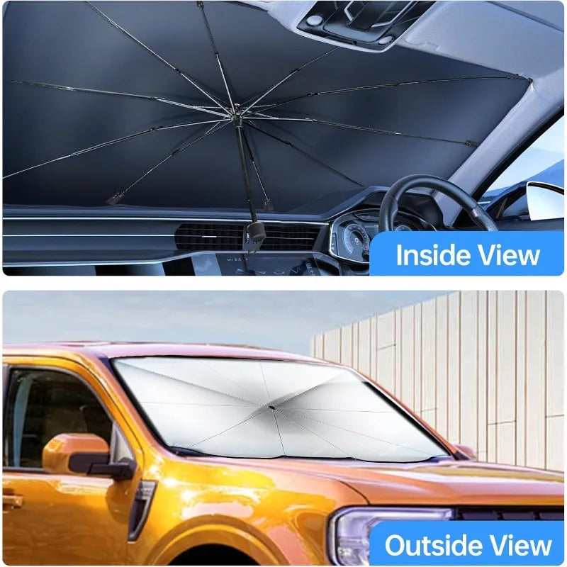 Auto‑Sonnenschutz‑Schirm – Faltbare Frontscheiben‑Abdeckung, Anti‑UV & Hitzeschutz