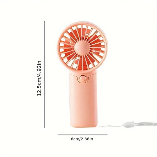 Leichter Handventilator – batteriebetriebener, tragbarer Mini-Ventilator für das Büro