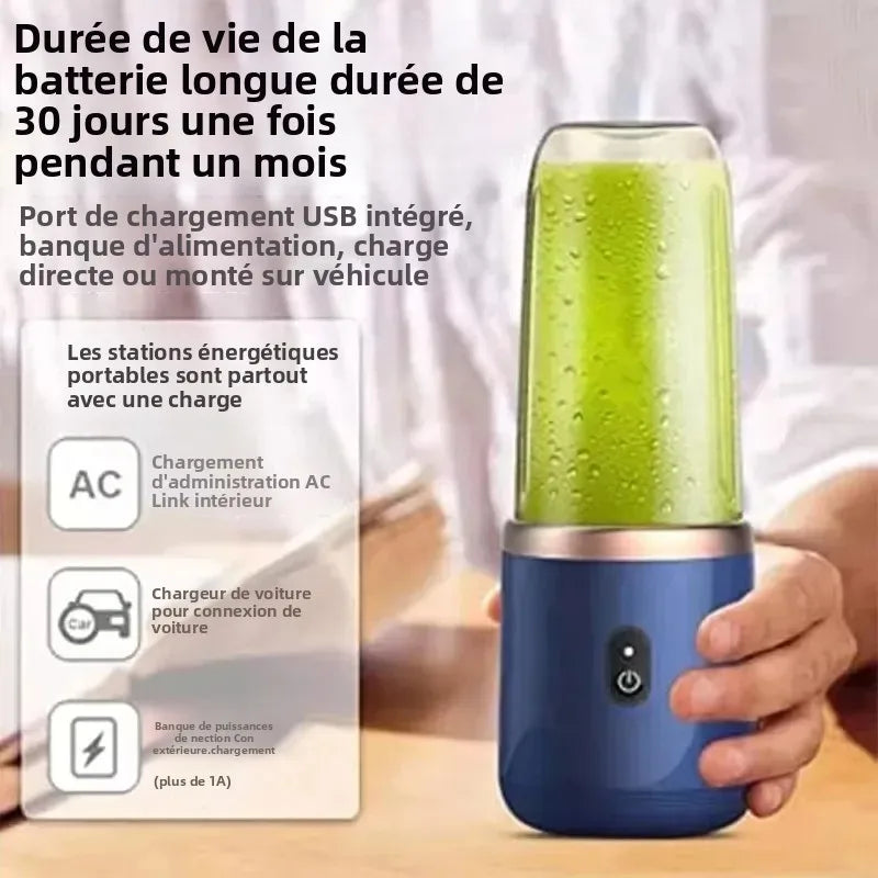 Tragbarer USB Mixer – 400ml Elektrischer Reise-Smoothie-Becher