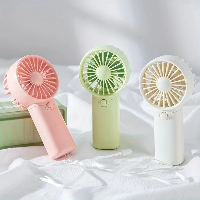 Leichter Handventilator – batteriebetriebener, tragbarer Mini-Ventilator für das Büro