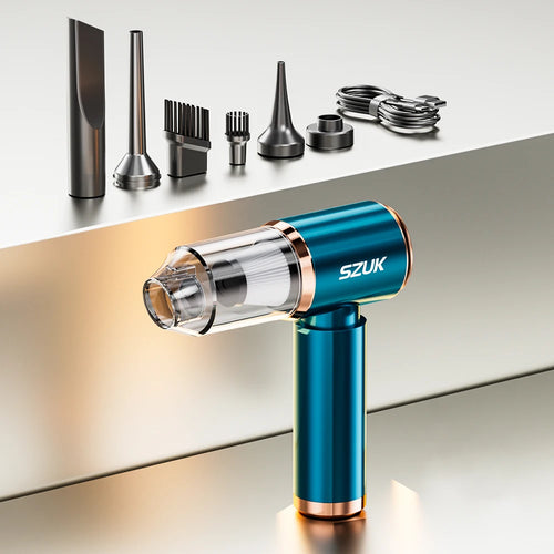 SZUK Kabelloser Auto‑Staubsauger – 165000 PA Power, Tragbar & Hochleistung