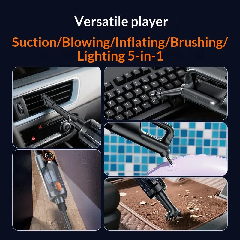 Kabelloser Auto‑Handstaubsauger – High‑Power, One‑Button Dust Dump, tragbar