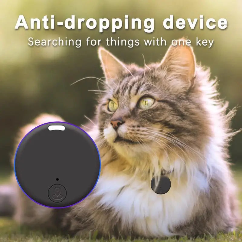 Kompakter, stylischer Bluetooth 5.0 GPS-Tracker für Hunde und Katzen (Anti-Verlust-Funktion)