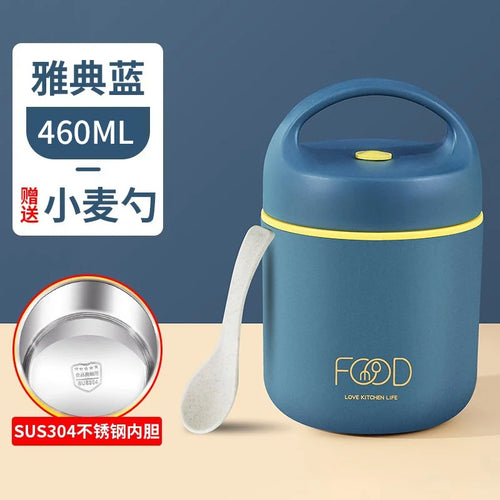 Isolierte Lunchbox aus Edelstahl mit Vakuumisolierung und Lunchtasche