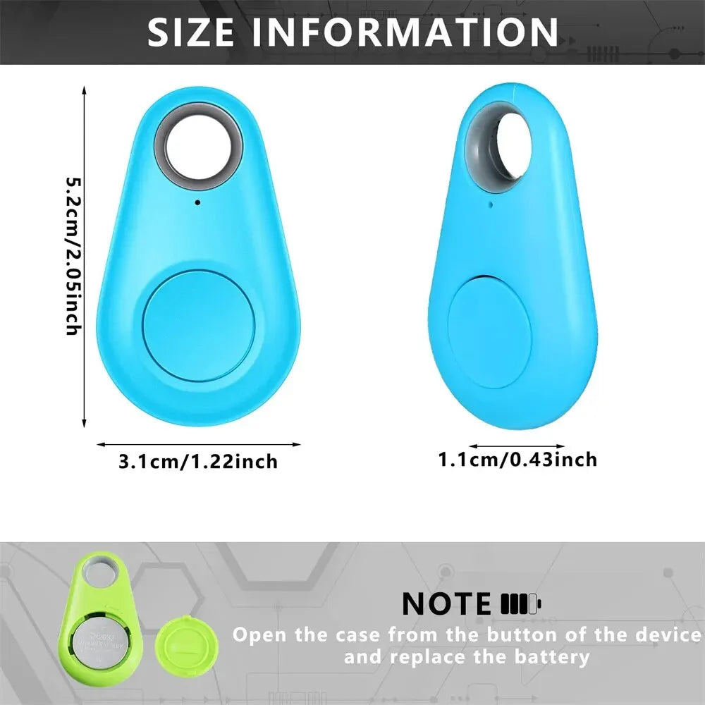 Mini-GPS-Tracker für Haustiere und Taschen mit Anti-Verlust-Alarm