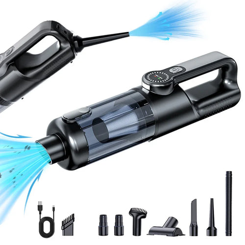 Kabelloser Auto‑Handstaubsauger – High‑Power, One‑Button Dust Dump, tragbar