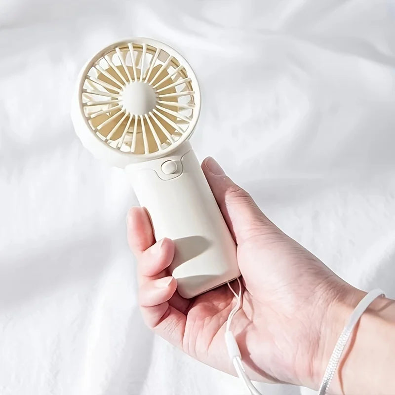 Leichter Handventilator – batteriebetriebener, tragbarer Mini-Ventilator für das Büro