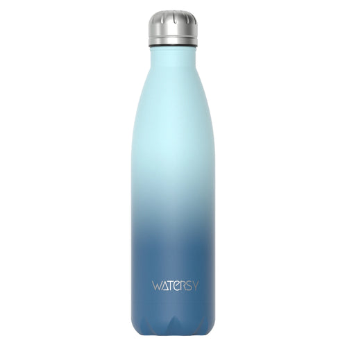 WATERSY 500 ml Edelstahl-Trinkflasche, isolierte Vakuumflasche