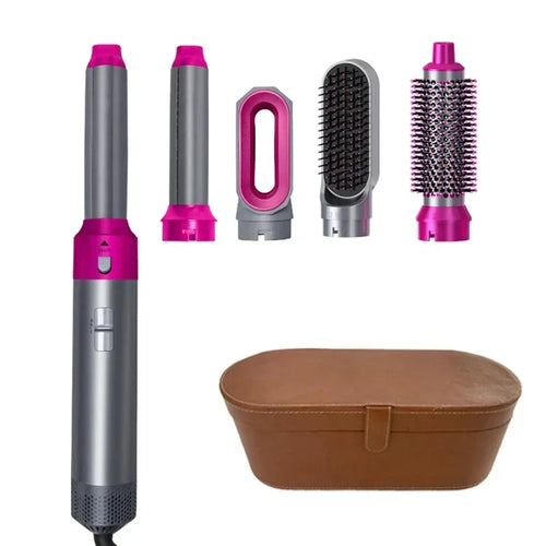 5‑in‑1 Hair Dryer & Hot Air Brush – Glätten, Volumen, Locken & schnelles Trocknen