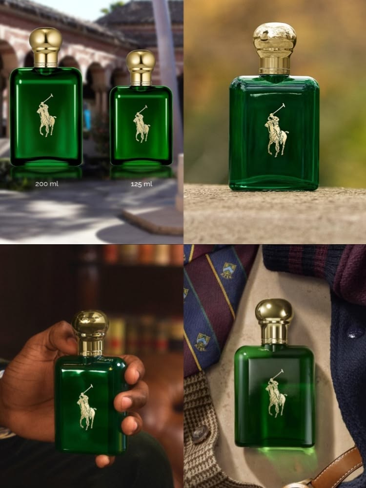 Ralph Lauren Polo Eau de Toilette für Herren, maskuliner Duft mit Pinie, Basilikum & Eichenmoos, holzig-krautige Nuancen, 200 ml