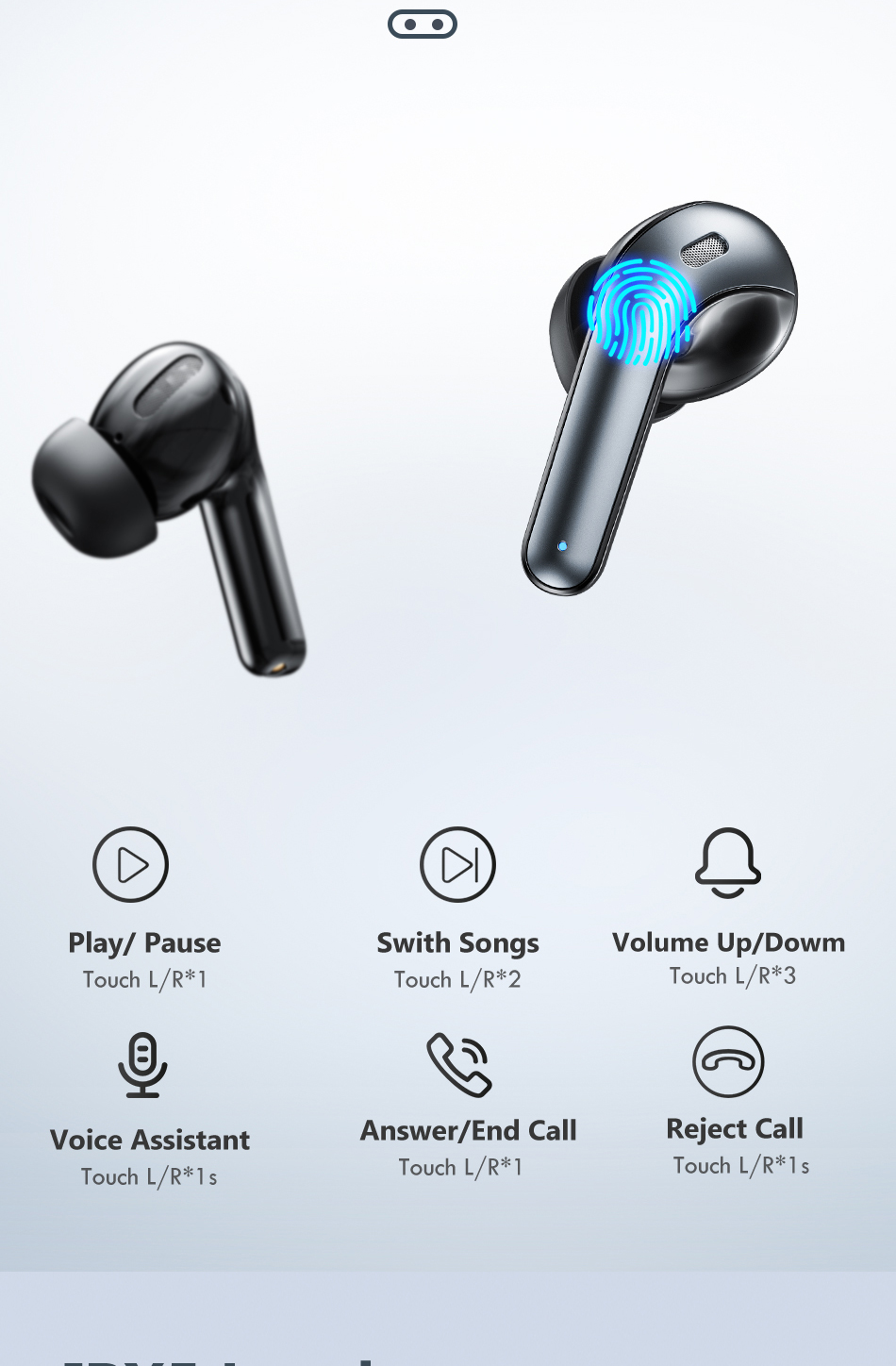 LED-TWS-Ohrhörer mit Bluetooth 5.0 für Huawei und iPhone