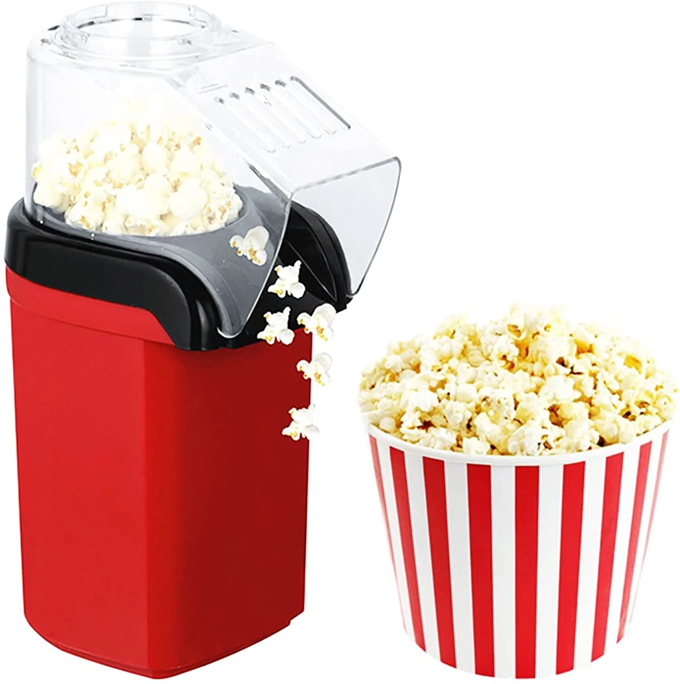 Mini Elektrischer Popcornmaker – Kompakte Heißluft‑Popcornmaschine für Zuhause