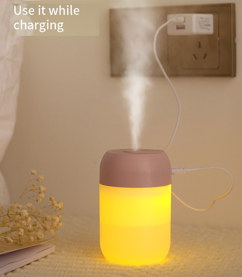 Mini-Ultraschall-Luftbefeuchter und Diffusor für ätherische Öle – tragbar