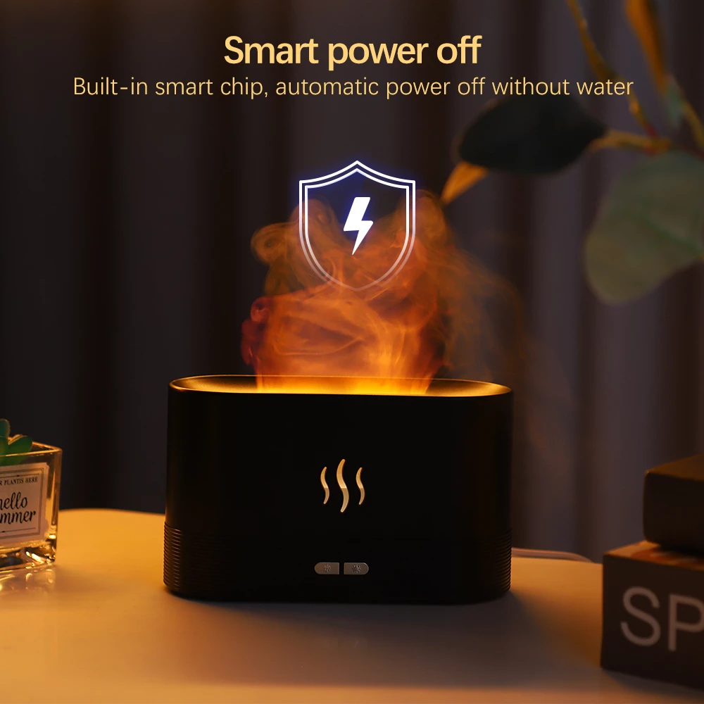 Aromadiffusor, Luftbefeuchter, Flammenlampe, Diffusor