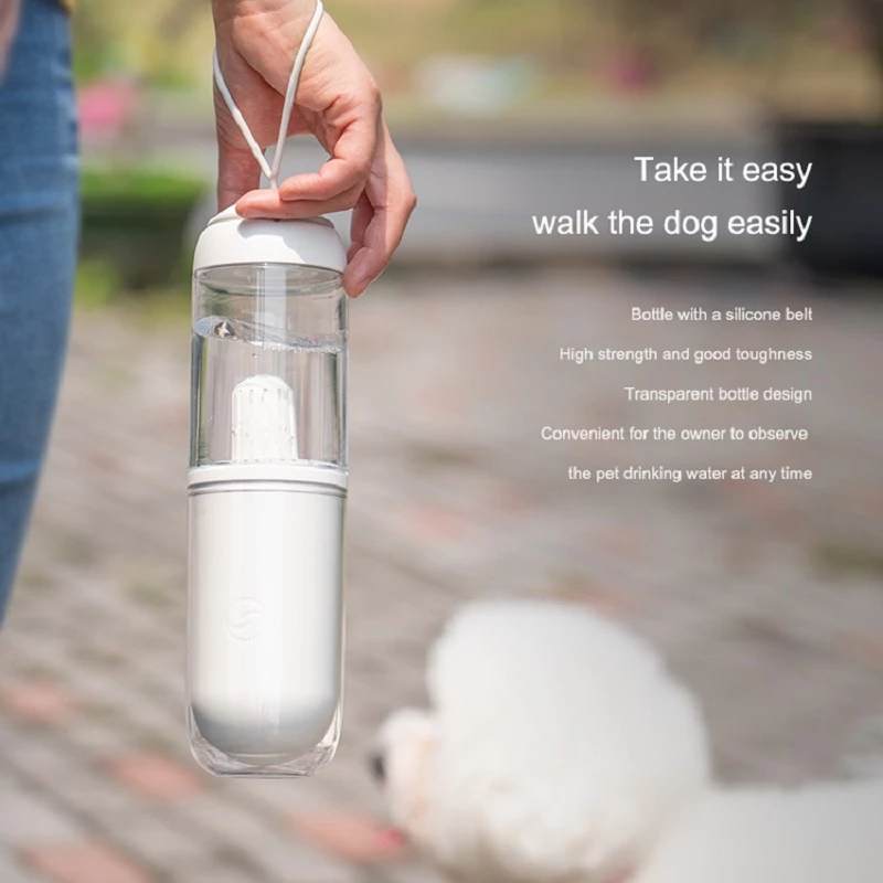 Wasserspender für Haustiere für unterwegs – Wasserflasche für Hunde und Katzen