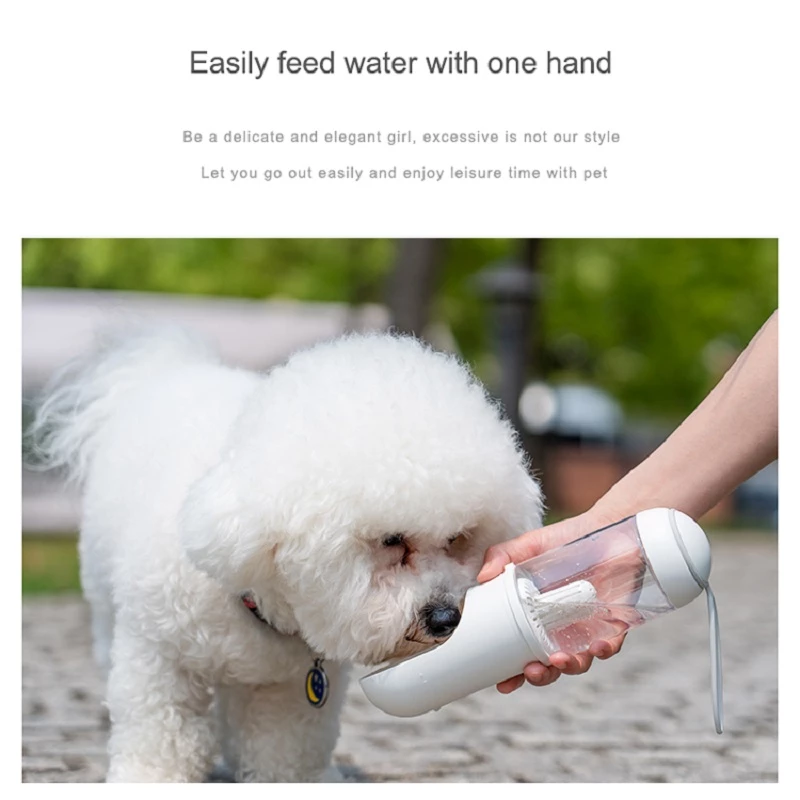 Wasserspender für Haustiere für unterwegs – Wasserflasche für Hunde und Katzen