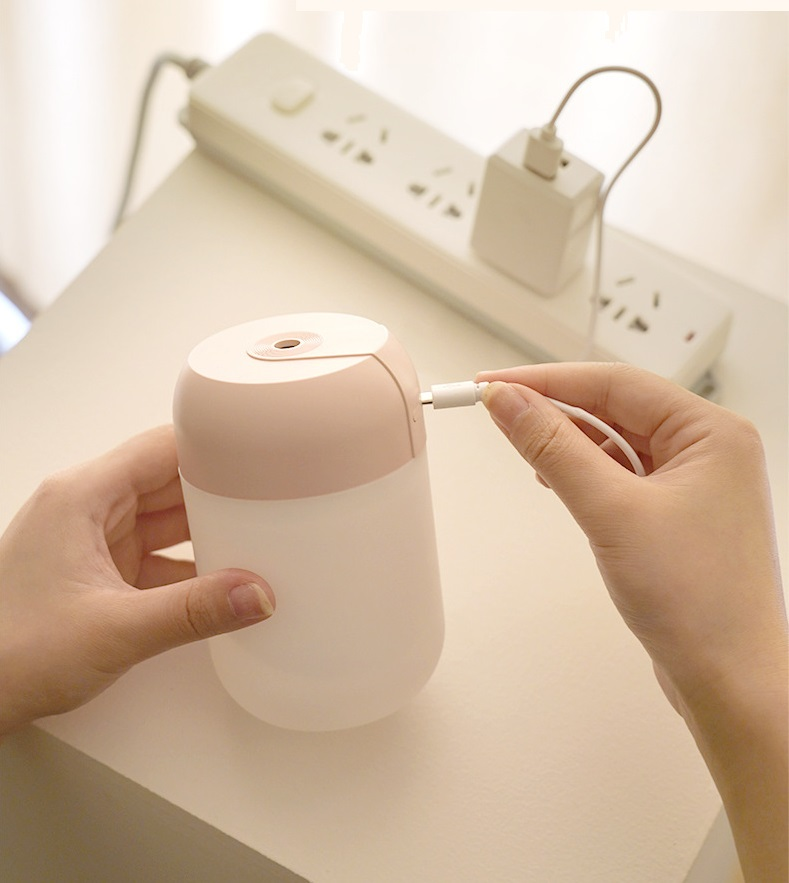 Mini-Ultraschall-Luftbefeuchter und Diffusor für ätherische Öle – tragbar