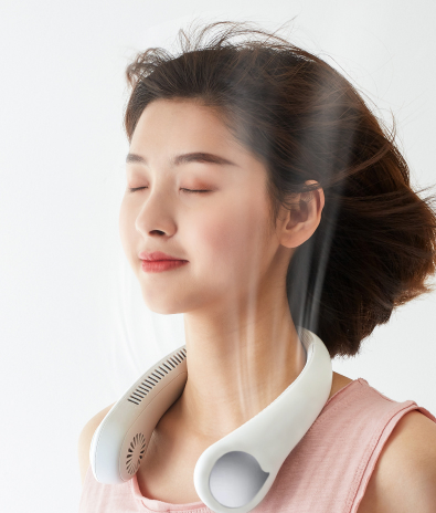 Mini Bladeless Neck Fan – Tragbarer, Wiederaufladbarer Kühlventilator